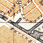 Waldin Scheveningen town plan, 1904 digital map