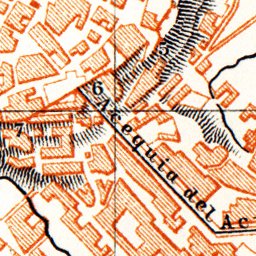 Waldin Segovia city map, 1899 digital map