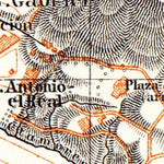 Waldin Segovia city map, 1899 digital map