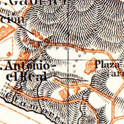 Waldin Segovia city map, 1899 digital map