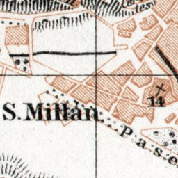 Waldin Segovia city map, 1913 (second version) digital map