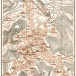 Waldin Siena city map, 1909 digital map