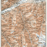 Waldin Sierre and Val d´Anniviers map, 1909 digital map