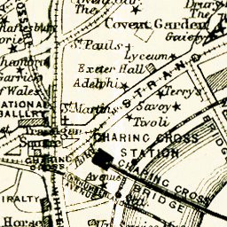 Waldin Sketch plan of London, 1907 digital map