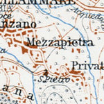 Waldin Sorrentine Peninsula: environs of Castellammare, 1912 digital map