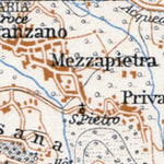 Waldin Sorrentine Peninsula: environs of Castellammare, 1929 digital map