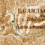 Waldin South Crimea: Sudak - Theodosia district map, 1904 digital map