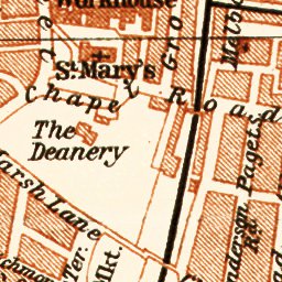 Waldin Southampton city map, 1906 digital map