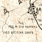 Waldin Southern Crimea map (with Foros, Pharos), 1905 digital map