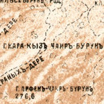 Waldin Southern Crimea map (with Foros, Pharos), 1905 digital map