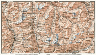 Splügen district Map, 1909 by Waldin | Avenza Maps