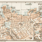 Waldin Stavanger city map, 1931 digital map