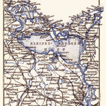 Waldin Stettin (Szczecin) environs map, 1887 digital map