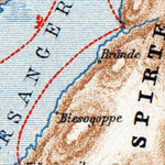 Waldin Stjernö - Hammerfest - Nordkap - Vadsö tourist route map, 1910 digital map