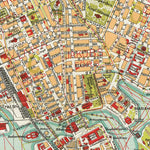 Waldin Stockholm city and environs map, 1913 digital map