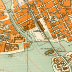 Waldin Stockholm city map, 1893 digital map