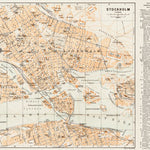 Waldin Stockholm city map, 1929 digital map