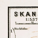Waldin Stockholm (Djurgården): Skansen map, 1929 digital map