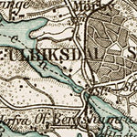 Waldin Stockholm nearer environs map, 1929 digital map