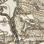 Waldin Stockholm nearer environs map, eastern part, 1929 digital map
