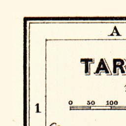 Waldin Tarragona city map, 1899 digital map