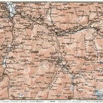Waldin Thusis and Tiefenkastel environs map, 1909 digital map