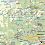 Waldin Тихвин, план города. Tikvin City Map digital map