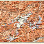 Waldin Tödi district map, 1897 digital map