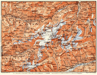 Waldin Tödi district map, 1897 digital map