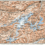 Waldin Tödi district map, 1909 digital map