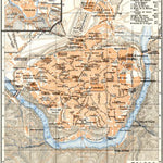 Waldin Toledo, city map. Environs of Toledo map, 1929 digital map