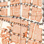 Waldin Trondheim (Trondhjem) city map, 1911 digital map
