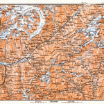 Waldin Upper Valais map, 1897 digital map
