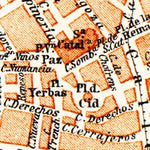 Waldin Valencia city map, 1899 digital map