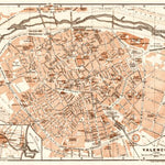 Waldin Valencia city map, 1913 digital map