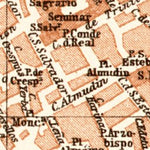 Waldin Valencia city map, 1913 digital map