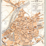Waldin Valladolid city map, 1899 digital map