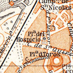 Waldin Valladolid city map, 1899 digital map