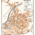 Waldin Valladolid city map, 1929 digital map