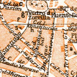 Waldin Valladolid city map, 1929 digital map