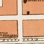 Waldin Yessentuki town plan, 1912 digital map