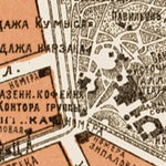 Waldin Yessentuki town plan, 1912 digital map