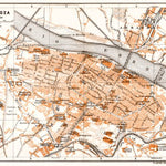 Waldin Zaragoza city map, 1913 digital map