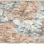 Waldin Zermatt district map, 1909 digital map