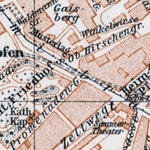 Waldin Zürich city map, 1897 digital map