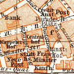 Waldin Zürich city map, 1908 digital map