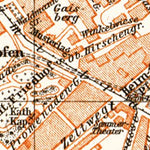Waldin Zürich city map, 1908 digital map