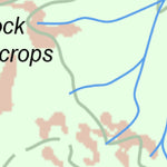 WalkGPS WalkGPS - Boyagarring Hill Walk Area - Darling Range digital map