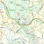 WalkGPS WalkGPS - Greenmount Hill-Nyaania Creek Walk Area - Darling Range digital map