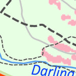 WalkGPS WalkGPS - Greenmount Hill-Nyaania Creek Walk Area - Darling Range digital map